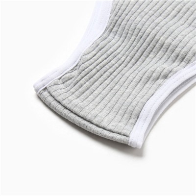 Комплект нижнего белья женский (топ, трусы) Collorista, серый, размер 42-44