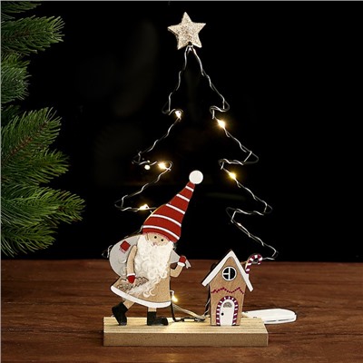 Декор с подсветкой «Ёлка» 20×6×20.5 см