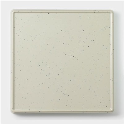 Блюдо сервировочное «Мрамор», 24.5×2.5 см, серое