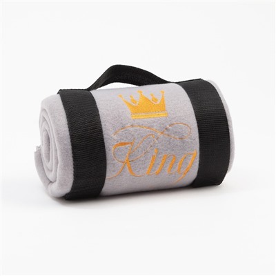 Плед флисовый «Этель. King», 130×150 см, флис 160 г/м²