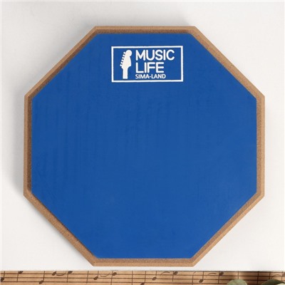 Пэд тренировочный Music Life, 8 дюймов, синий