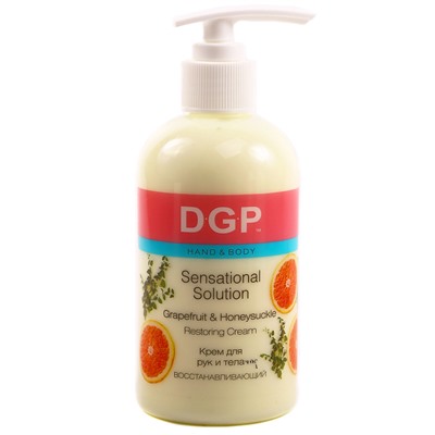 DGP Крем для рук и тела  восстанавливающий Grapefruit & Honeysuckle 260 мл