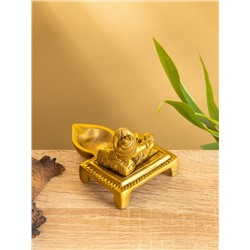 Подставка под благовония «Бог богатства Лорд Кубера», 10×6.5×6.5 см, латунь