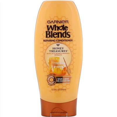 Garnier, Восстанавливающий кондиционер Whole Blends, «Медовые сокровища», 370 мл