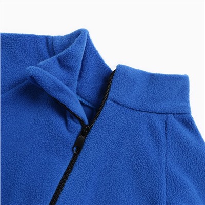 Комбинезон детский флисовый, синий, рост 86-92 см