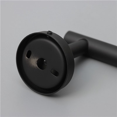 УЦЕНКА Держатель для туалетной бумаги, 16.2×2.5×9.5, нержавеющая сталь, чёрная