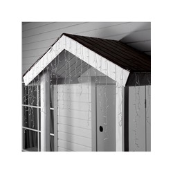 Гирлянда «Бахрома» 3×0.9 м, IP44, УМС, прозрачная нить, 232 LED, свечение тёплое белое, 220 В