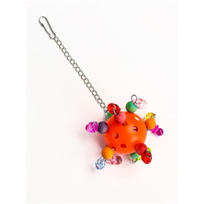 Игрушка для птиц «Большая забава», 23 см, цвет МИКС