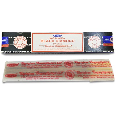 SATYA Ароматические палочки Black Diamond 15 г х 12 уп.