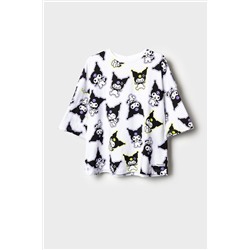 Фуфайка трикотажная для девочек (футболка) PLAYTODAY, 1243144