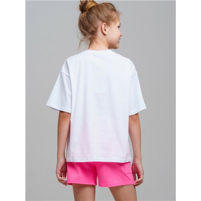 Фуфайка трикотажная для девочек (футболка)