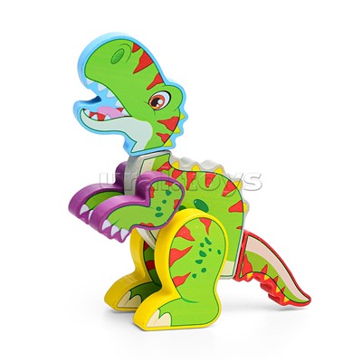 Пазлы "Животные" + доска для рисования