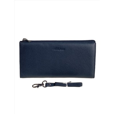 Клатч мужской из натуральной кожи, цвет черный