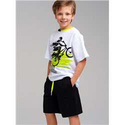 Комплект трикотажный для мальчиков: фуфайка (футболка), шорты