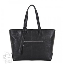 Сумка женская кожаная 3363Q black Polina&Eiterou