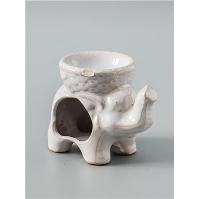 УЦЕНКА Аромалампа керамика "Слоненок" глянец МИКС 9х9,5х6 см