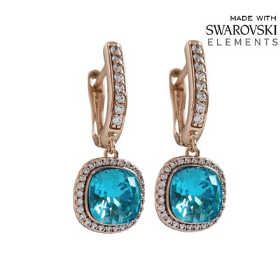 Серьги с кристаллами Swarovski