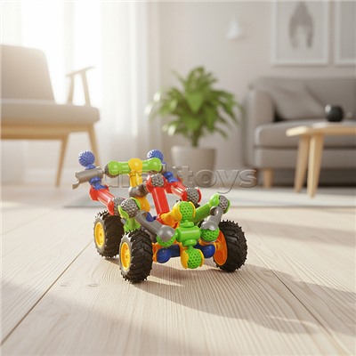 Конструктор "Супер гонка" (33 дет.) в коробке