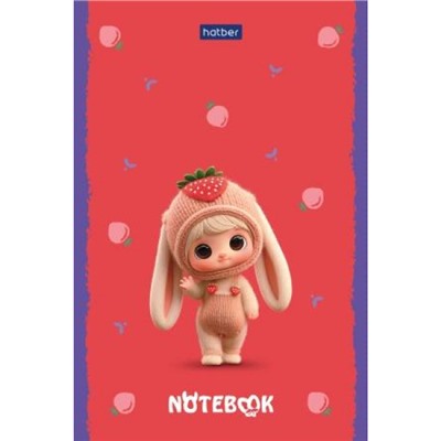 Блокнот А6  40л клетка на склейке "Berri. ФрутоНяшки" (093613) Хатбер