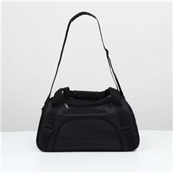 Сумка-переноска сетчатая, 54×25×35 см, чёрная