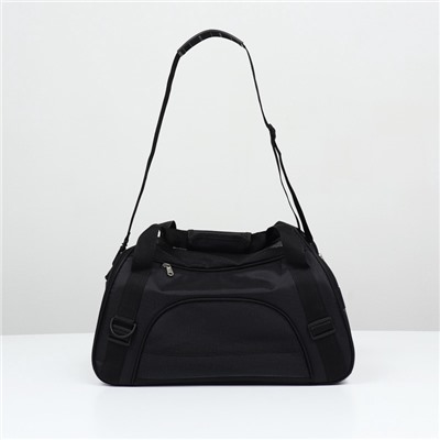 Сумка-переноска сетчатая, 54×25×35 см, чёрная