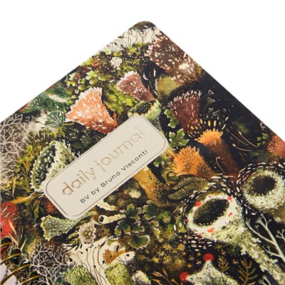 Ежедневник недатированный А6 272 стр. на спирали "Эльфийский лес" 3-703/05 Bruno Visconti