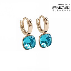 Серьги с кристаллами Swarovski