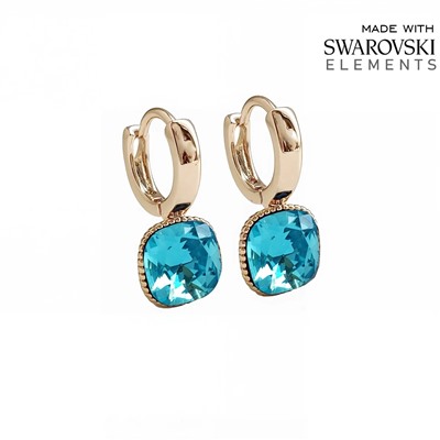 Серьги с кристаллами Swarovski