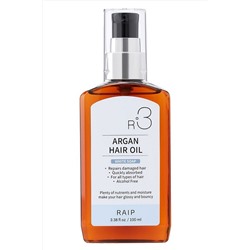 RAIP Аргановое масло для волос / R3 Argan Hair Oil White Soap, 100 мл KRISTALLER, 1110804