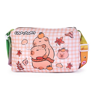 Сумочка детская "Дружные капибары" 19*14*6 см.