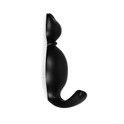 Крючок мебельный CAPPIO CAT, однорожковый, цвет черный