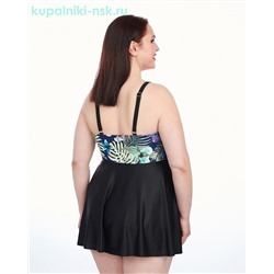 381 F Купальник раздельный платье (52-60)