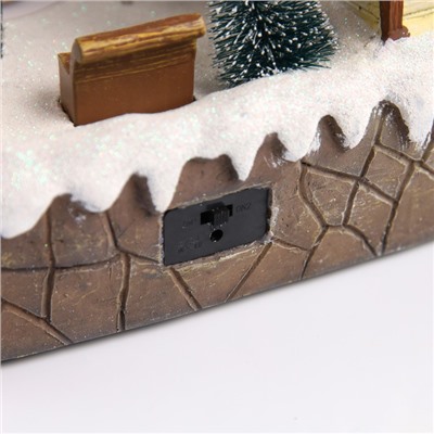 Светодиодная фигура «Рождественский парк» 43×23×22 см, полистоун, батарейки ААх3 (не в комплекте), USB, свечение мульти