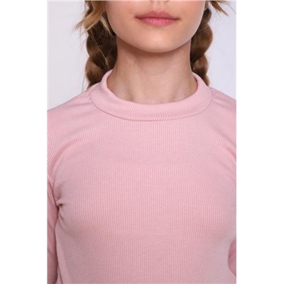 Джемпер "лапша" стойка арт. 13288 (Пудра)