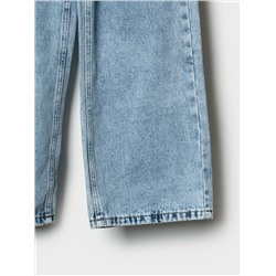 Брюки текстильные джинсовые для девочек