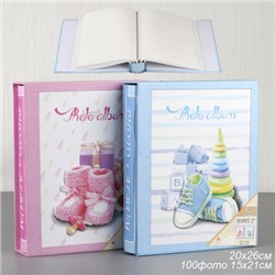 Фотоальбом 100 фото 15х21 С новорожденным / 9300 /уп 36/