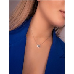 Подвеска из серебра с фианитами родированная 925 пробы 403012-937р