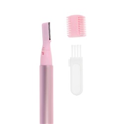 Триммер LEP-05, для бровей, от батареек 1хААА, розовый