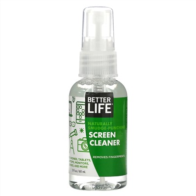 Better Life,  Screen Cleaner, 2 fl oz (60 ml)