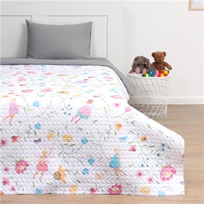 Покрывало 1.5-спальное «Этель» Fairy tale, 145×210±5 см, микрофибра