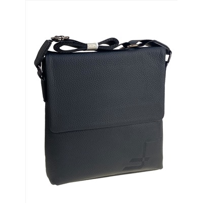 Сумка мужская из натуральной кожи, цвет черный