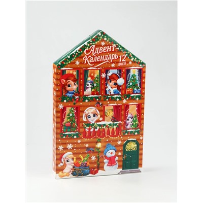Адвент-календарь новогодний на 12 дней, сладкий подарок «Новогодние лошадки»