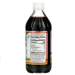 Dynamic Health  Laboratories, Сертифицированный органический продукт Tart Cherry, 100-процентный концентрированный сок, неподслащенный, 473 мл (16 жидких унций)