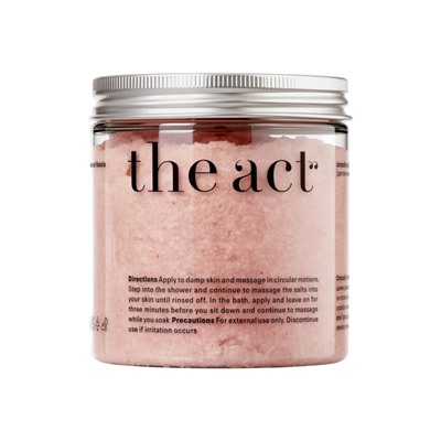 Детокс-скраб и соль для ванн The Act грейпфрут, расслабляющий, 310 мл