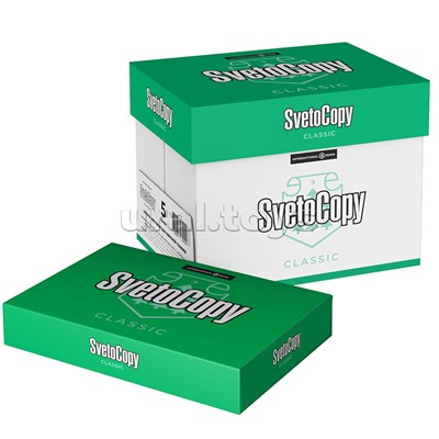 Бумага для офисной техники SvetoCopy А4, класс C, 80 г/м, 500л