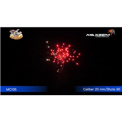 Фейерверк MC135 Яростный огонь / Furious (0,8" х 90)