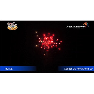 Фейерверк MC135 Яростный огонь / Furious (0,8" х 90)