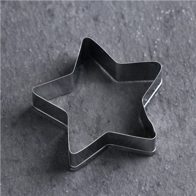 Набор кондитерский «Лориэн», 10 предметов: форма для выпечки 5 шт. «Звезда», 3 насадки, адаптер, мешок