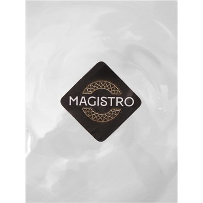 Кружка с двойными стенками Magistro «Сердце», 250 мл, стекло, прозрачная