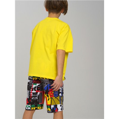 Комплект трикотажный для мальчиков: фуфайка (футболка), шорты